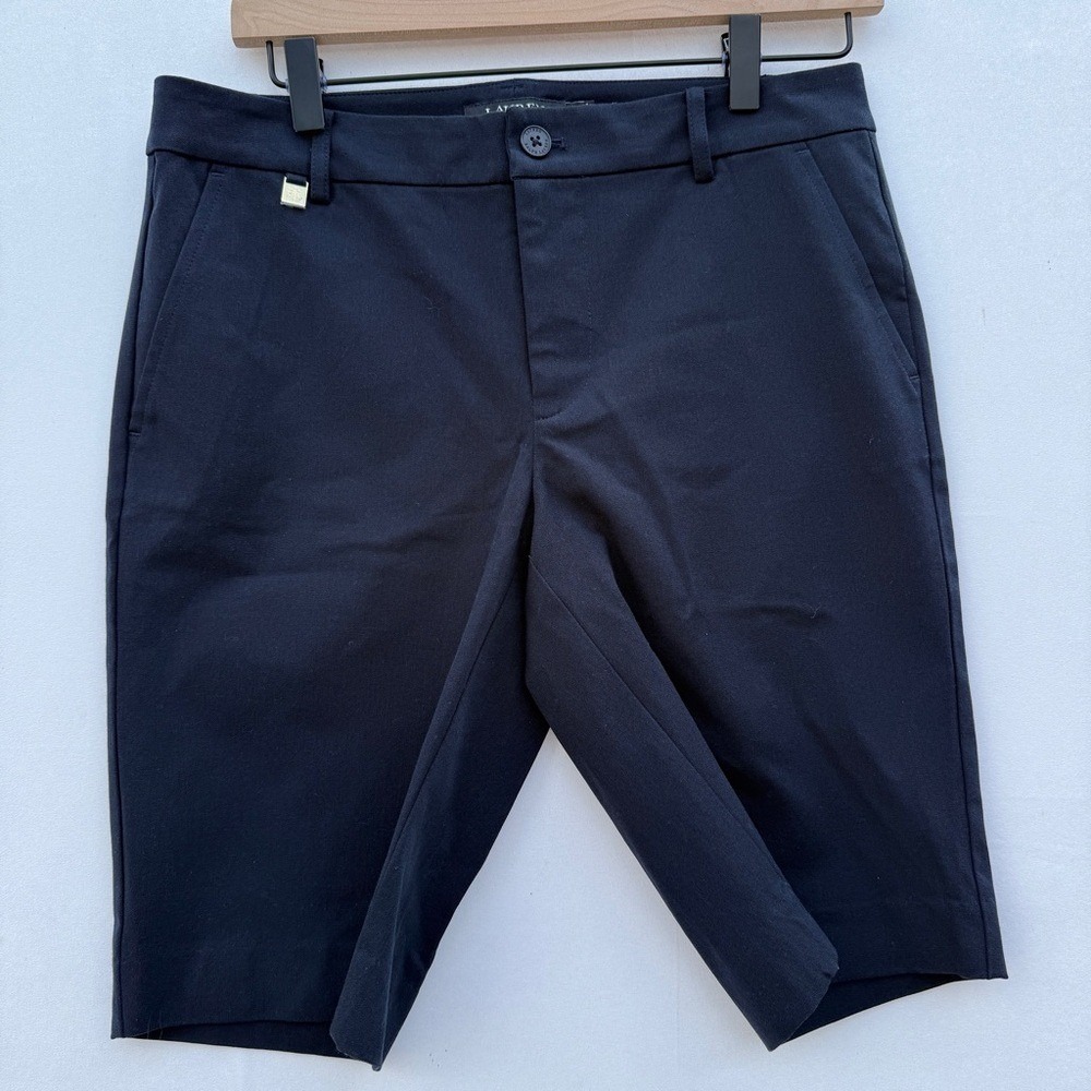 Lauren Ralph Lauren Bermuda Shorts Dark (Navy) Blue Women's Size 4‎
